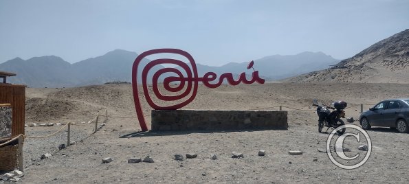 Caral - Peru sign