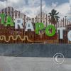 Tarapoto sign - Plaza de Armas Feb 2023