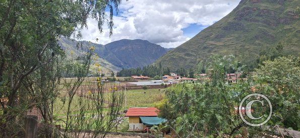 View from near the town entrance