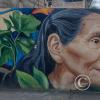 Mural across from the plaza