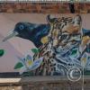 Mural on Ruta SM-113 one block east of the plaza
