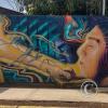 Mural on street 2 blocks from the plaza