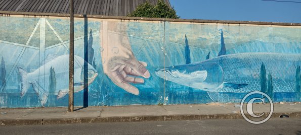 Mural at Jiron Iquitos near Calle Zamora