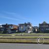 Houses across from the beach