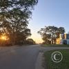 Sunset in the trees from Calle Misiones and Calle 20