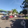 Plaza General at Av. Sarandi looking toward Av. Artigas